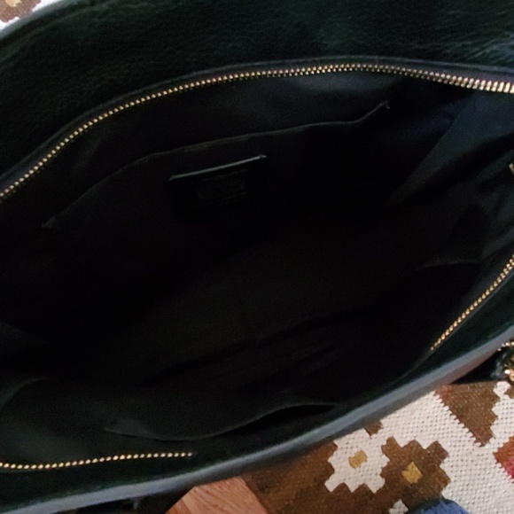 COACH ELLE Chain Tote Bag Black Pebble Leather - Picture 8 of 8